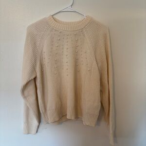 French Connection Sweater with Pearls